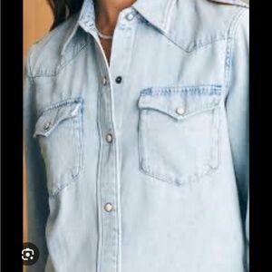 Faherty Size xs denim button down